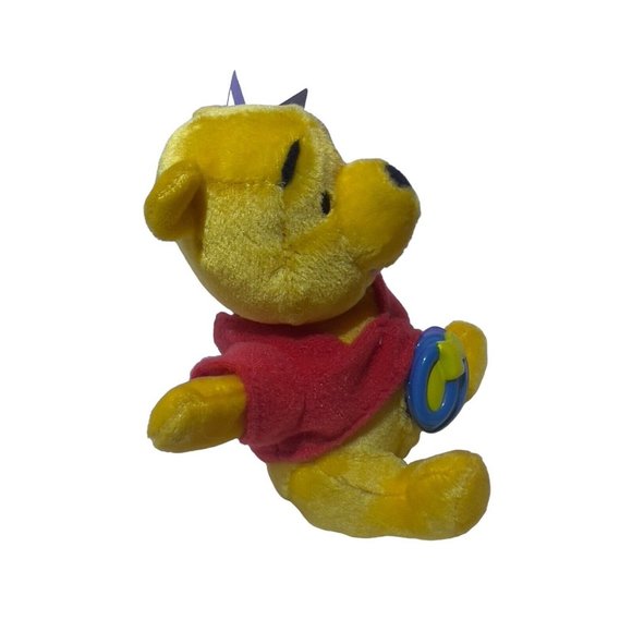 DISNEY Mattel Fisher Price VTG 2001 Wind Wiggle POOH Plush Front Wind Honey Pot - Picture 6 of 9